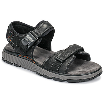 Schoenen Heren Sandalen / Open schoenen Clarks UN TREK PART Zwart