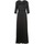Textiel Dames Lange jurken Naf Naf X-MAYOU Zwart