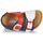 Schoenen Kinderen Sandalen / Open schoenen Garvalin BIO  BOY Marine / Rood / Wit