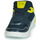 Schoenen Jongens Lage sneakers Geox J XLED BOY Blauw / Geel / Led