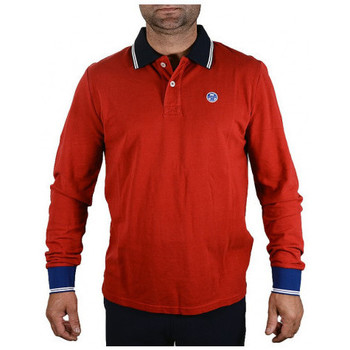 Textiel Heren T-shirts & Polo’s North Sails Nort  Sails  POLOL/SW/LOGO Rood