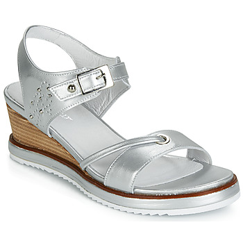 Schoenen Dames Sandalen / Open schoenen Regard RAXALI V3 ECLAT ARGENT Zilver