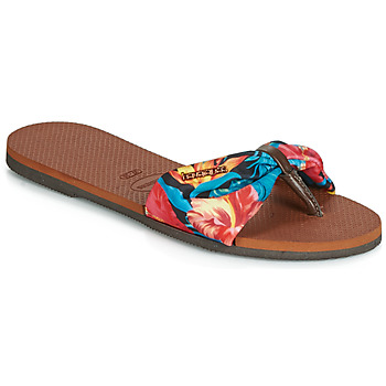 Schoenen Dames Leren slippers Havaianas YOU SAINT TROPEZ Bloem