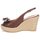 Schoenen Dames Sandalen / Open schoenen C.Petula GLORIA Brown /  fuchsia