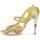Schoenen Dames Sandalen / Open schoenen Roberto Cavalli RPS678 Python / Groen