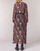 Textiel Dames Lange jurken Ikks BN30065-02 Zwart / Rood / Grijs