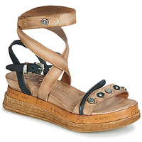 Schoenen Dames Sandalen / Open schoenen Airstep / A.S.98 LAGOS Beige / Zwart