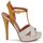 Schoenen Dames Sandalen / Open schoenen Missoni TM30 Gold / Zilver