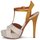 Schoenen Dames Sandalen / Open schoenen Missoni TM30 Gold / Zilver