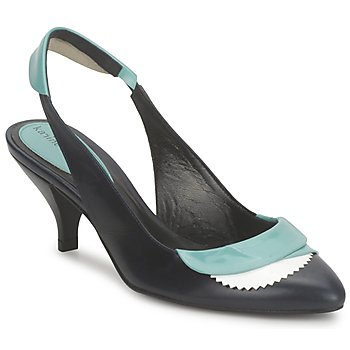 Schoenen Dames Sandalen / Open schoenen Karine Arabian LILA Encre / Wit / Turquoise