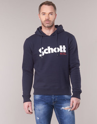 Textiel Heren Sweaters / Sweatshirts Schott HOOD Marine