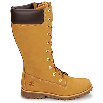 Timberland GIRLS CLASSIC TALL LACE UP WITH SIDE ZIP Cognac