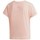 Textiel Dames T-shirts korte mouwen adidas Originals Ess Allcap Tee Roze
