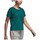Textiel Dames T-shirts korte mouwen adidas Originals Ess Allcap Tee Groen