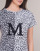 Textiel Dames T-shirts korte mouwen Marciano RUNNING WILD Zwart / Wit