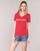 Textiel Dames T-shirts korte mouwen Marciano LOGO PATCH CRYSTAL Rood