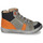 Schoenen Jongens Hoge sneakers GBB ANGELITO Grijs / Orange