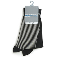 Accessoires Heren High socks Emporio Armani CC114-PACK DE 2 Zwart