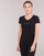 Textiel Dames T-shirts korte mouwen Emporio Armani CC317-163321-00020 Zwart