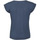 Textiel Dames T-shirts korte mouwen Sols MELBA TROPICAL GIRL Blauw