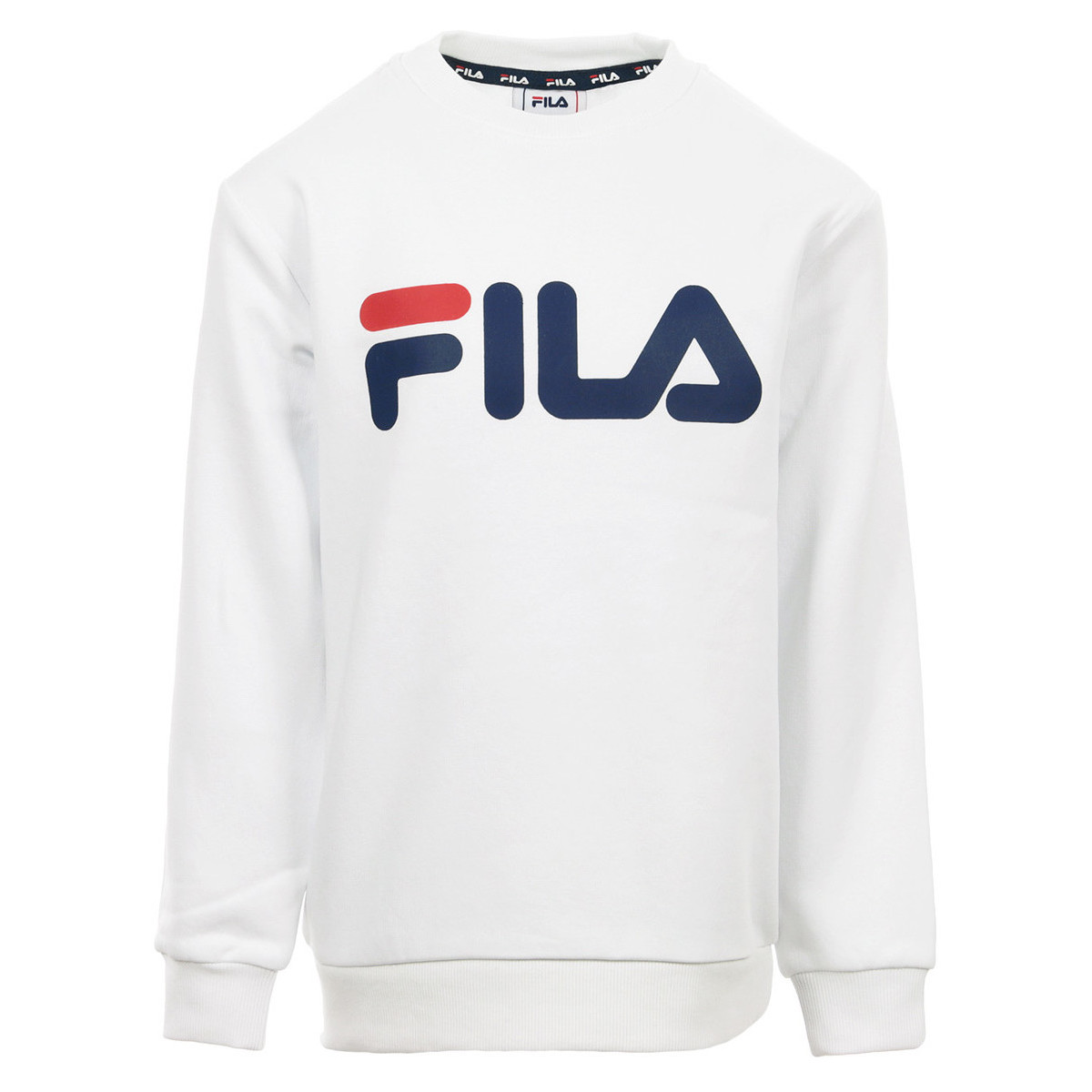 Textiel Kinderen Sweaters / Sweatshirts Fila Kids Classic Logo Crew Sweat Wit