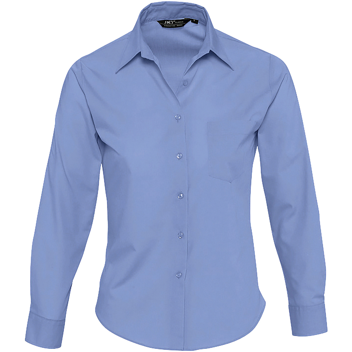 Textiel Dames Overhemden Sols EXECUTIVE POPELIN WORK Blauw