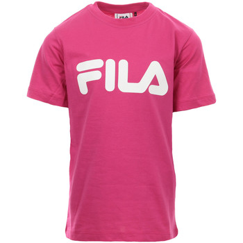 Textiel Meisjes T-shirts korte mouwen Fila Kids Classic Logo Tee Roze