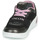 Schoenen Meisjes Hoge sneakers Geox J XLED GIRL Zwart / Roze / Led