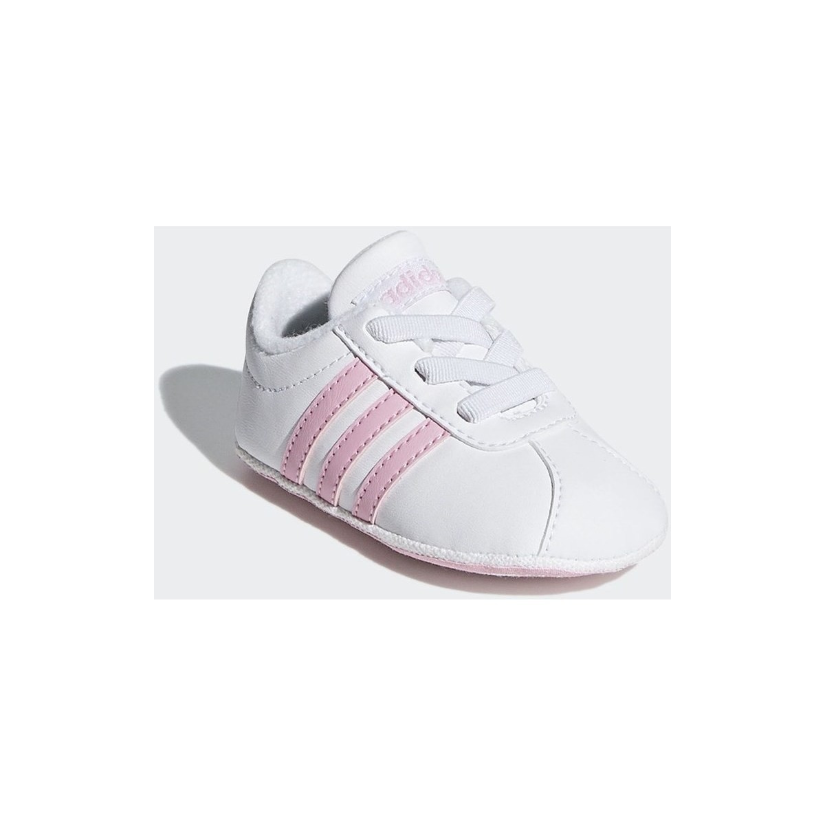 Schoenen Kinderen Lage sneakers adidas Originals VL Court 20 Crib Wit