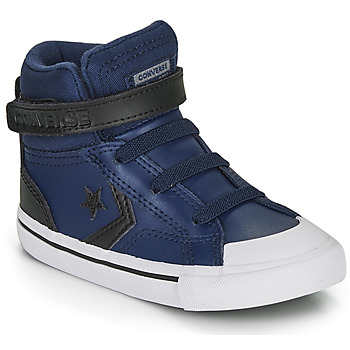 Schoenen Kinderen Hoge sneakers Converse PRO BLAZE STRAP MARTIAN LEATHER HI Blauw / Zwart