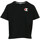 Textiel Dames T-shirts korte mouwen Champion Crewneck T-shirt Cropped Zwart
