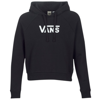 Textiel Dames Sweaters / Sweatshirts Vans FLYING V FT BOXY HOODIE Zwart