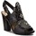 Schoenen Dames Sandalen / Open schoenen Bronx SCORPIO SLINGBACK ZWART Zwart