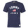 Textiel Heren T-shirts korte mouwen Tommy Jeans TJM USA FLAG TEE Marine
