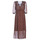 Textiel Dames Lange jurken See U Soon 9221839 Zwart / Rood