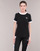 Textiel Dames T-shirts korte mouwen adidas Originals 3 STR TEE Zwart
