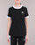 Textiel Dames T-shirts korte mouwen adidas Originals 3 STR TEE Zwart