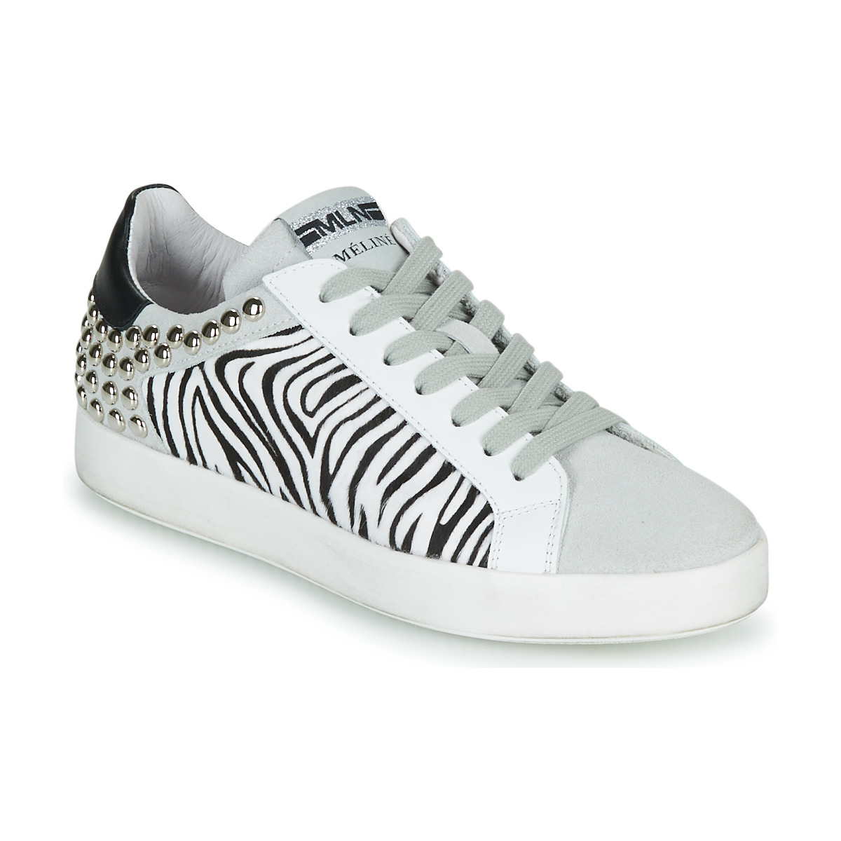 Schoenen Dames Lage sneakers Meline MOLI Beige / Zebra