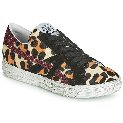 Schoenen Dames Lage sneakers Meline BORDI Leopard