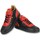 Schoenen Heren Sneakers Cash Money Luxury Black Red Zwart
