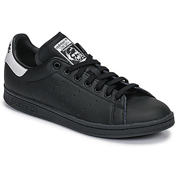 Schoenen Lage sneakers adidas Originals STAN SMITH Zwart / Wit