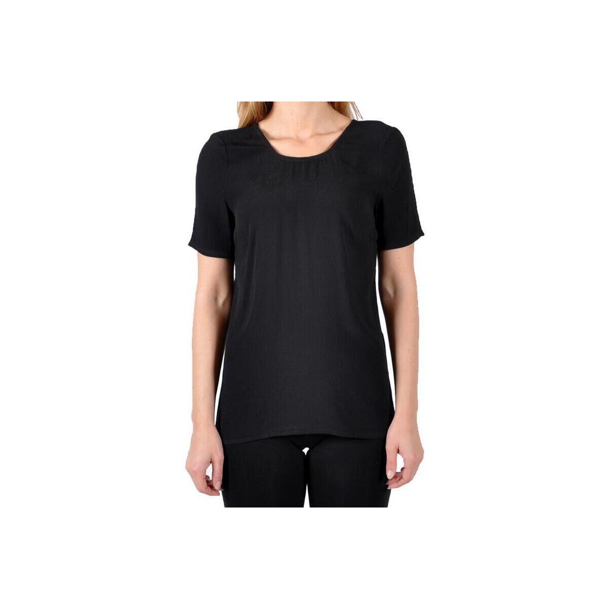 Textiel Dames T-shirts & Polo’s Good Look 16149 Zwart