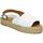 Schoenen Dames Sandalen / Open schoenen Top3 9506 Wit