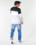 Textiel Heren Sweaters / Sweatshirts Fila STRAIGHT BLOCKED CREW Grijs / Zwart