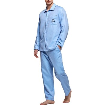Textiel Heren Pyjama's / nachthemden Impetus Bonaire Blauw