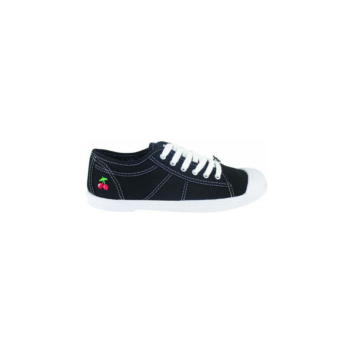 Schoenen Dames Sneakers Le Temps des Cerises Basic 02 Zwart