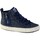 Schoenen Meisjes Hoge sneakers Geox 133260 Blauw