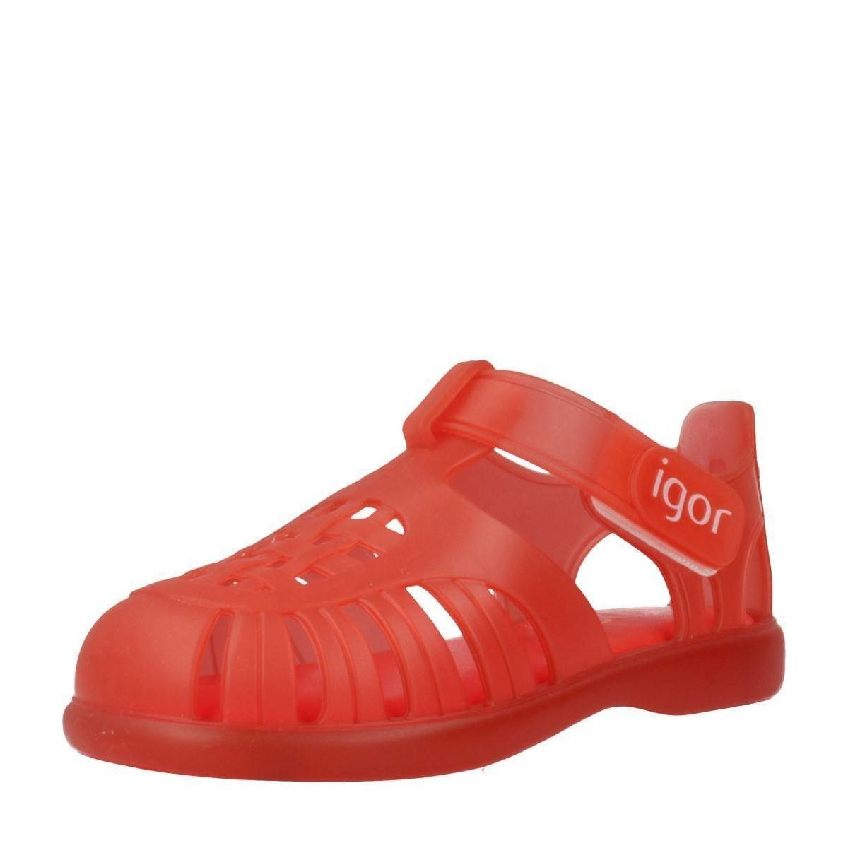 Schoenen Meisjes Slippers IGOR S10233 Rood