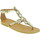 Schoenen Dames Sandalen / Open schoenen Attica Sandals GAIA CALF GOLD Goud