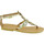 Schoenen Dames Sandalen / Open schoenen Attica Sandals GAIA CALF GOLD Goud
